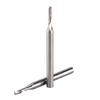 2Mm Single Flute Bits, 10pcs/Set Tungsten Carbide End Mill 1/8'' Shank Milling Cutter Single Flute Spiral Bit CNC Rotary Burrs Kit