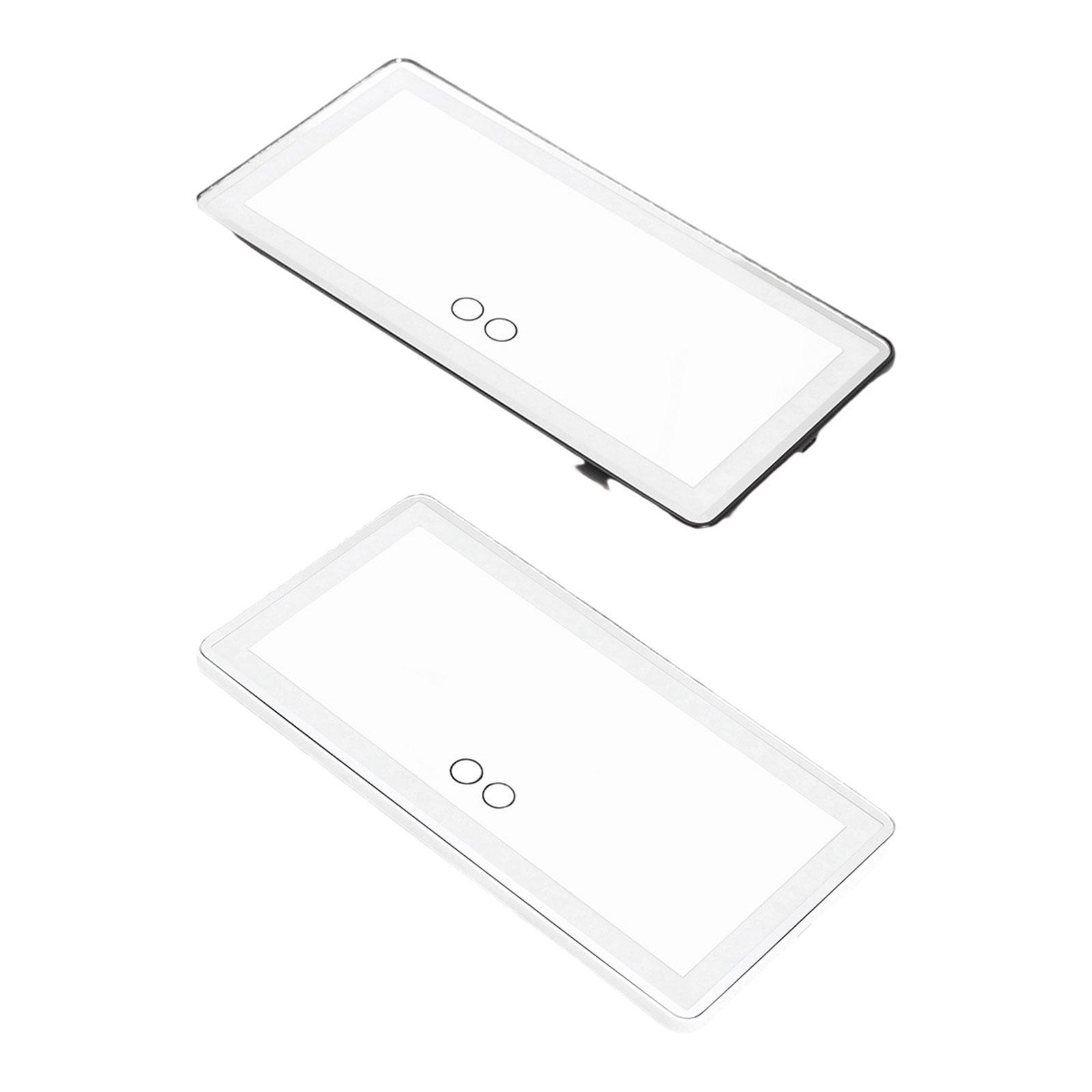 

Car Sun Visor Vanity Mirror Rechargeable Universal 60 LEDs Utility 2500K-5600K белый