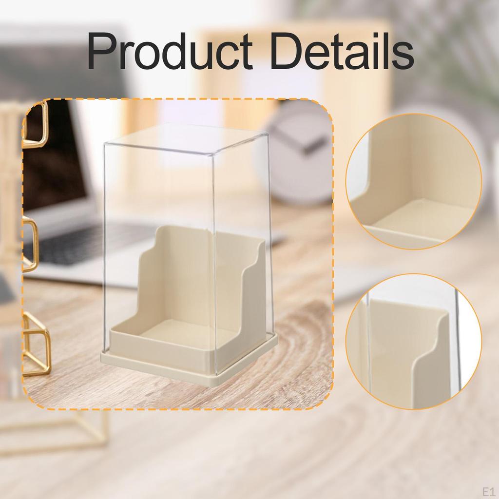 Action Figure Display Case Showcase Dustproof Stackable Organizer Storage Box Doll for