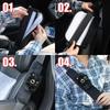 Black Cat Car Safety Shoulder Pads Soft Pressure-Relief Seat Belt Protective Cover Car Seatbelt Shoulder Guard