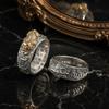 Retro Chinese Feng Shui Pixiu Ring Gold Silver Plated Adjustable For Women Men Wealth Lucky Jewelry Birthday Gift