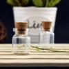 Mini Glass Drift Bottle for Baby Hair Preservation with Cork