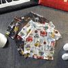 Children's Clothing T-shirt Boys' Short Sleeved Summer Outfit New Children's Half Sleeved T-shirt Boys' Upper Clothing