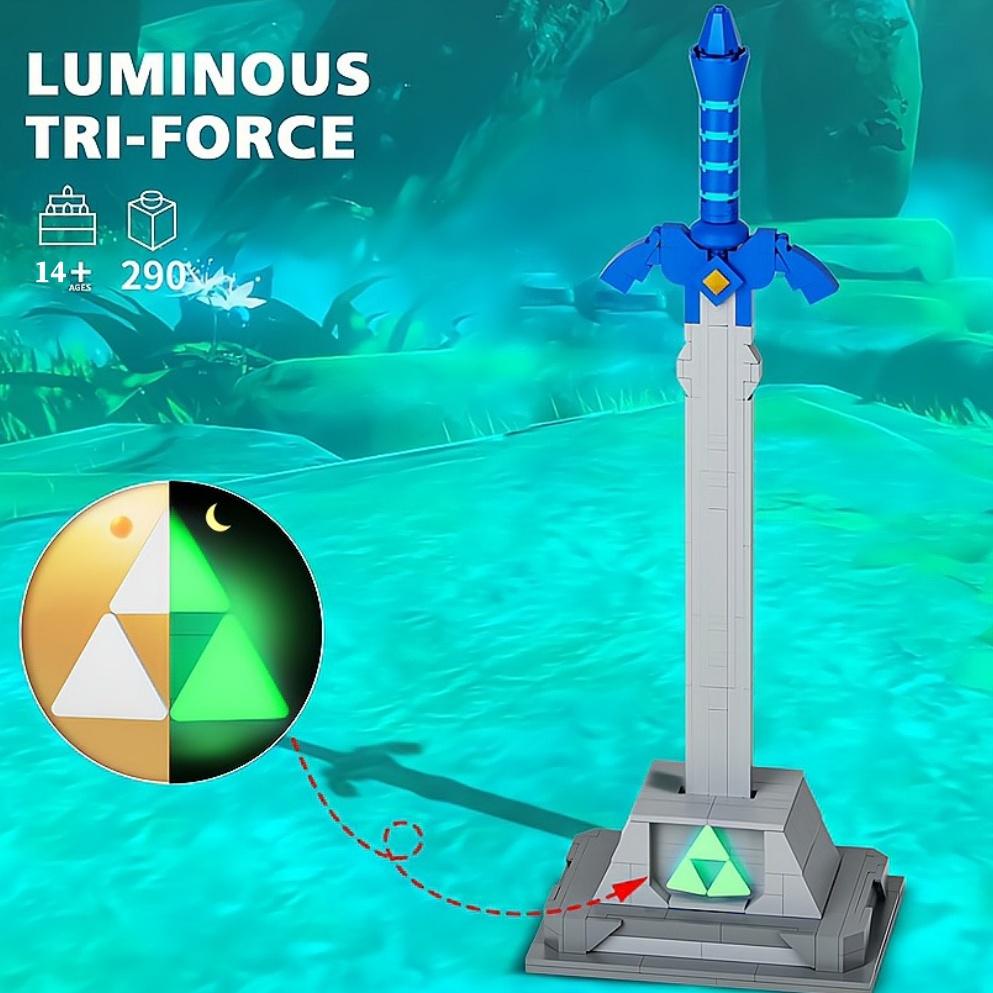 Kreativní stavebnice Master Sword, Stavebnice na stůl, Montážní stavebnice(290 KS)