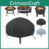 Heavy Duty Waterproof Fire Pit Cover In Black Slate Grey And Green For Dust Resistance