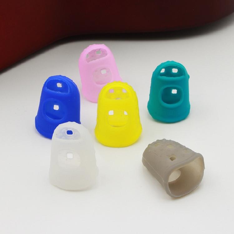 50Pcs Guitar Fingertip Protector NonSlip Breathable Fingertip Protection Covers Caps Silicone Guitar Finger Guards