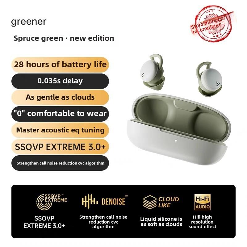Headphone Wireless Bluetooth Ultra-long Life Noise Reduction Bluetooth Headphone In-ear Sports Foreign Trade New Earplugs