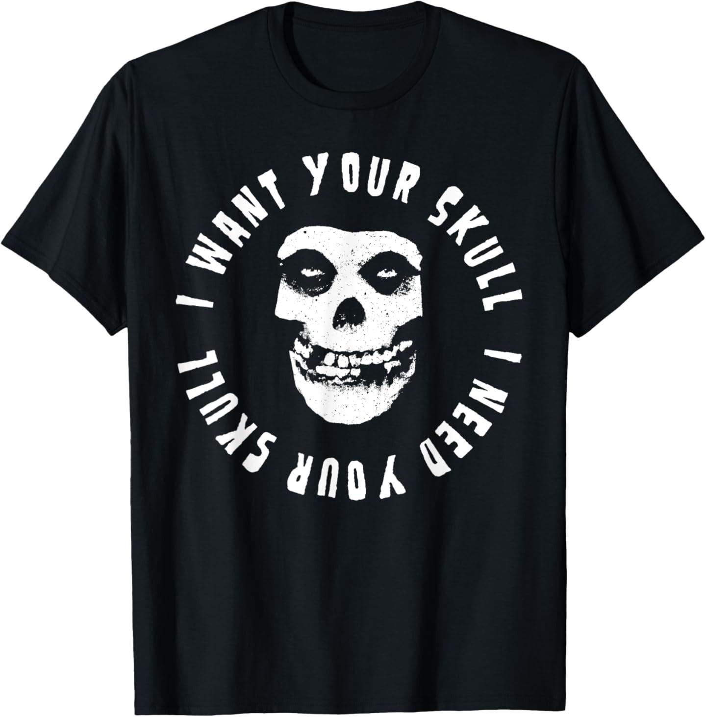Misfits – I want Your Skull T-Shirt Mens Womens Tees Top 2XL