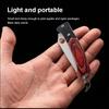 Folding Knife Stainless Steel - Multifunctional Mini Outdoor Knife, Portable Keychain Fruit Knife for Camping & Survival