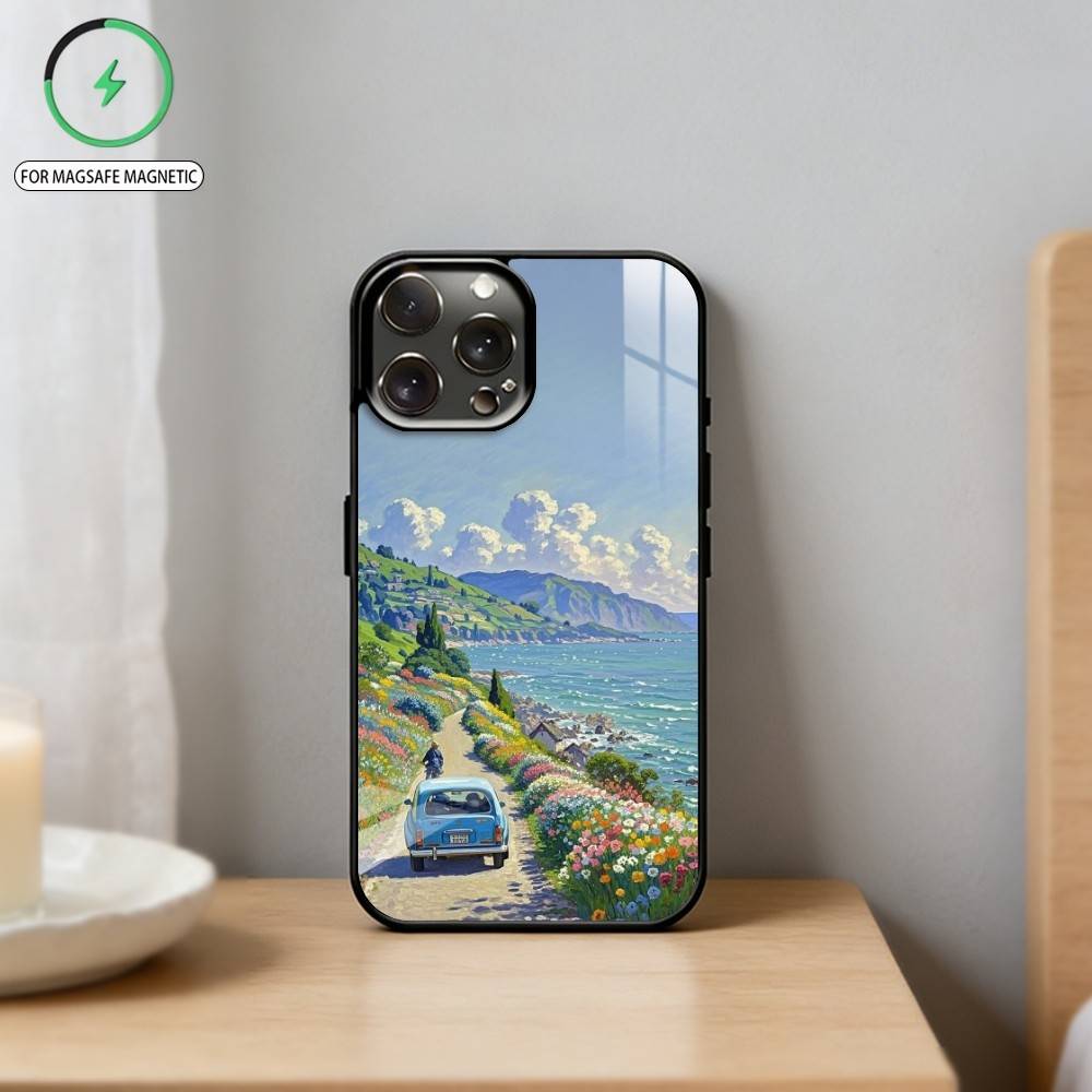 C-Cars and Distances   Phone Case For iPhone17,16,15,14,13,12,11 Plus,Pro Max Magnetic For Magsafe Wireless Charging