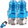 360 Degree Rotatable Airless Paint Sprayer Adapter Aluminum Alloy High Pressure Leak Resistant Swivel Joint For Smooth Coating