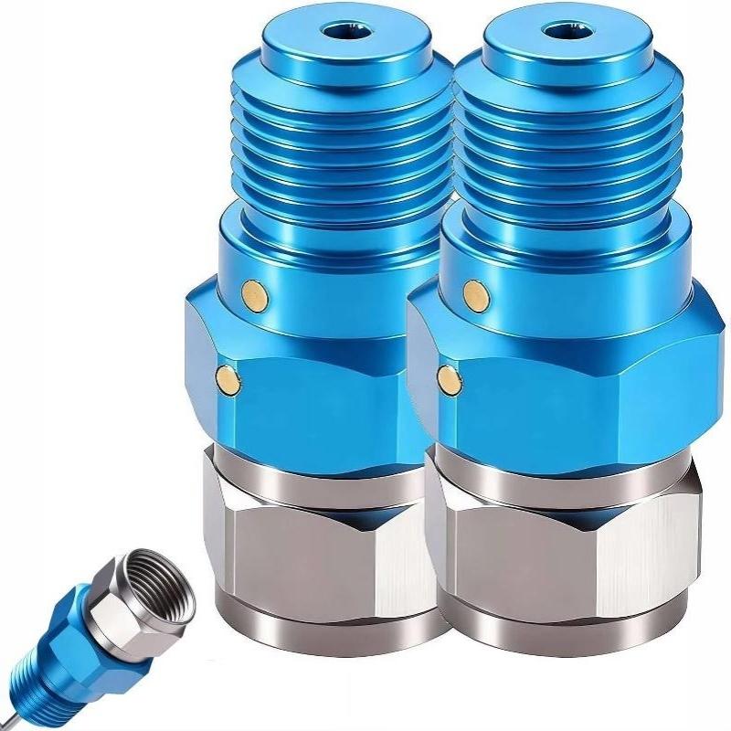 360 Degree Rotatable Airless Paint Sprayer Adapter Aluminum Alloy High Pressure Leak Resistant Swivel Joint For Smooth Coating