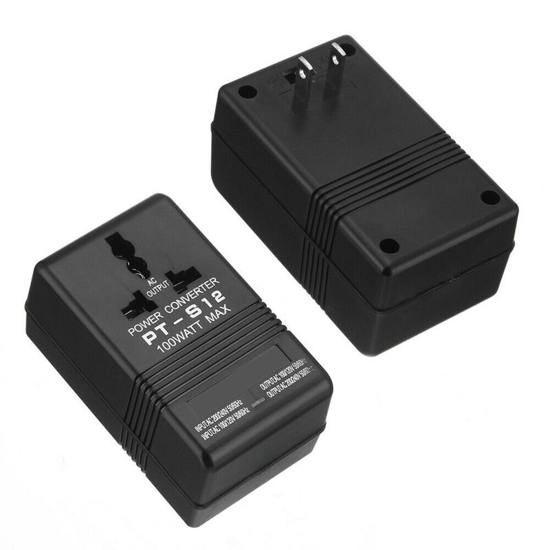 100w Dual Voltage Transformer Light-weight High Temperature Resistant Ac 110v/120v To 220v/240v