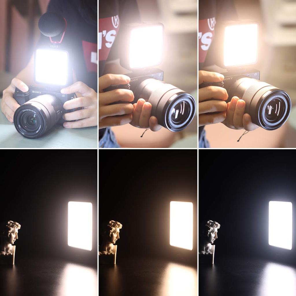 Ulanzi LED Відео Регульований Колір Розумна Камера Додаткове Освітлення для Фотозйомки для DJI Osmo Pocket Action Мобільний Gopro Hero Sony VL-81 Світло, Компактний,