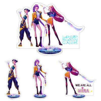 K-Pop D-Demon H-Huntrix Display Stand Up Anime Kpop Party Decoration Monster Po Card Acrylic Desktop Standing Ornaments