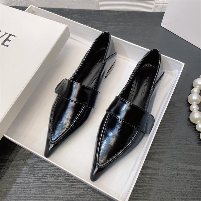 Fashion Fashion High Heels for Women New High Quality Square Toe Zipper Low Heel Leather Shoes Casual Trend Hot Selling Women's Shoes