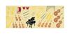 Tenugui made in Japan Orchestra Niwa-zome (hand towel) - 100% cotton, -