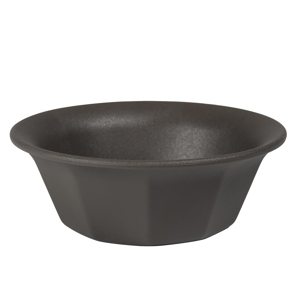 IJ Unbreakable Classic Soup Plate, 14cm, Dishwasher Safe, Made In Japan, Perfect for Home Parties, Outdoor Activities, Kids', Stylish and Cute Gray