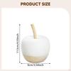 Wood Fruit Figurine Ornament Decor Collection Minimalist Sculpture Statue for Festival Living