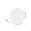 Table Tennis Racket Rubber Placement Tool Alignment Guide, Transparent
