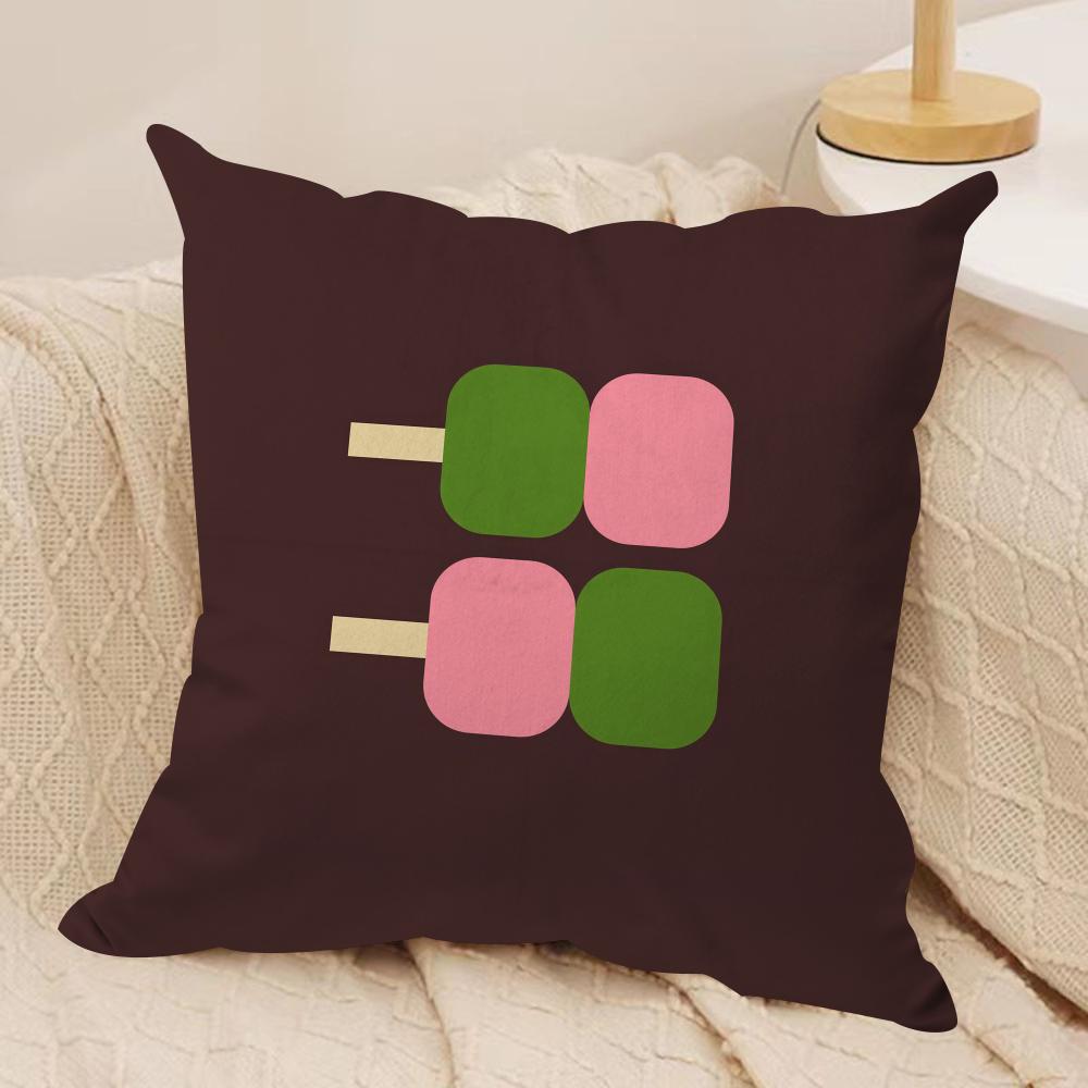 Anime Japan Day Cushion Cover Short plush Doublesided Print Square Throw Pillow Covers Sofa Home Cushion Decor