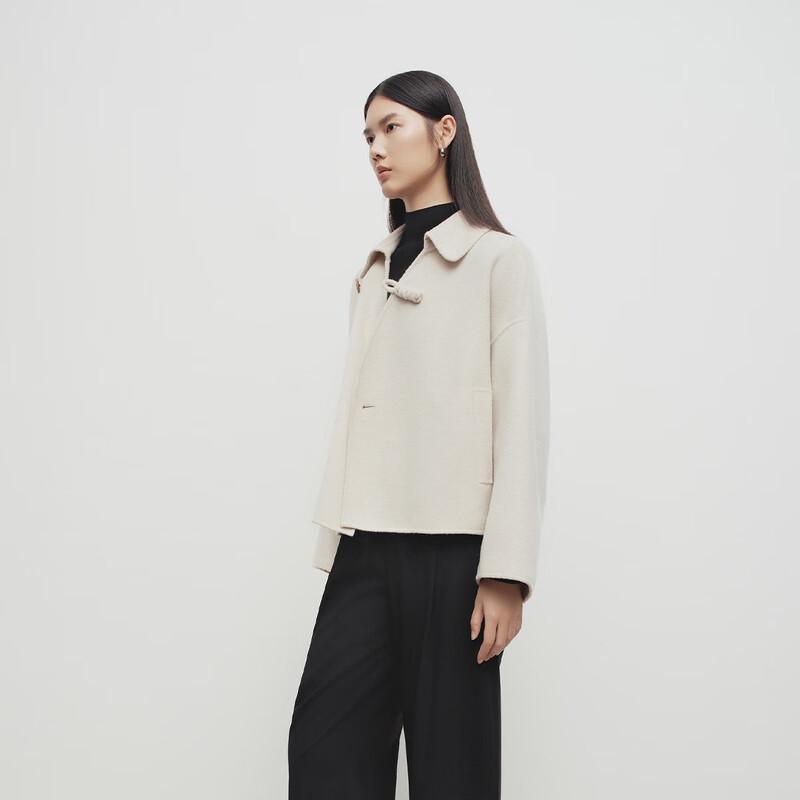 Broadcast Women's Chinese Style Wool Blend Short Jacket