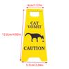 Humorous Cat Vomit Sign Desk Decoration Dogs Vomit Sign Perfect For Pet Owners And Animal Clinics Cat Humor Decors