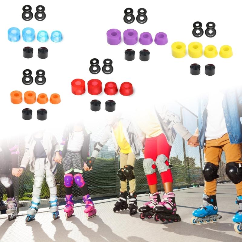 Skateboard Shock Pad Skateboard Vibration Damping Gasket Skateboard Truck Cup Washer Skateboard Bushings Shockproof Pad
