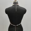 Adjustable Pearls Body Jewelry Body Chain Decoration for Trendy Women Strapless Dresses and Casual Stylish Outfits
