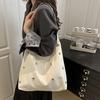 Leather Hoboes Bags for Women Soft Shoulder Purse Slouchy Toted Handbags Crescents Shoulder Bags Punk Underarm Purses