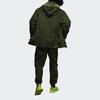 Adidas Originals Trefoil Pattern Loose Sports Pants Men Bottoms Green HC6002
