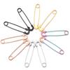 Edelstahl Punk Pin Ohrringe Einzigartiges Design Büroklammer Sicherheits Stahl Stecker Mode Ohrringe Elegante Damen Mann Rock Piercing Ma