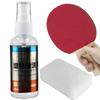 Kit de Limpeza de Raquete de Tênis de Mesa 60ml/Frasco Limpador de Borracha para Raquete de Tênis Agente Spray para Raquete de Borracha Pingpong Anti-estático