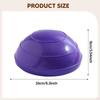 Half Balance Ball AntiSlip Portable, 6.3inch Dia, Versatile with Pump Strength Training Equipment