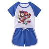 2026 Kids' Summer Clothing Set: Boys & Girls Short Sleeve T-Shirt and Shorts Two-Piece