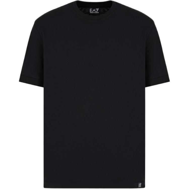 

Emporio Armani EA7 FW23 Logo Print Casual Crew Neck T-Shirt Men tops Black 3DUT02-PJTJZ-1200 XXL