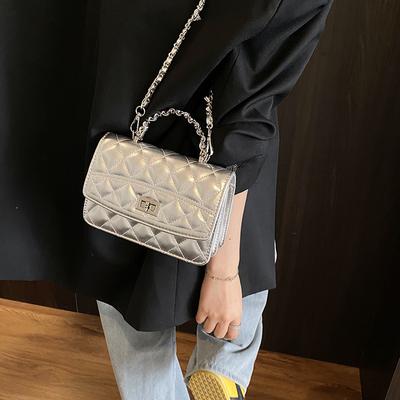 Hand Carry Rhombus Small Square Bag 2025 Summer New Fashion Shoulder Bag Premium Women's Bag