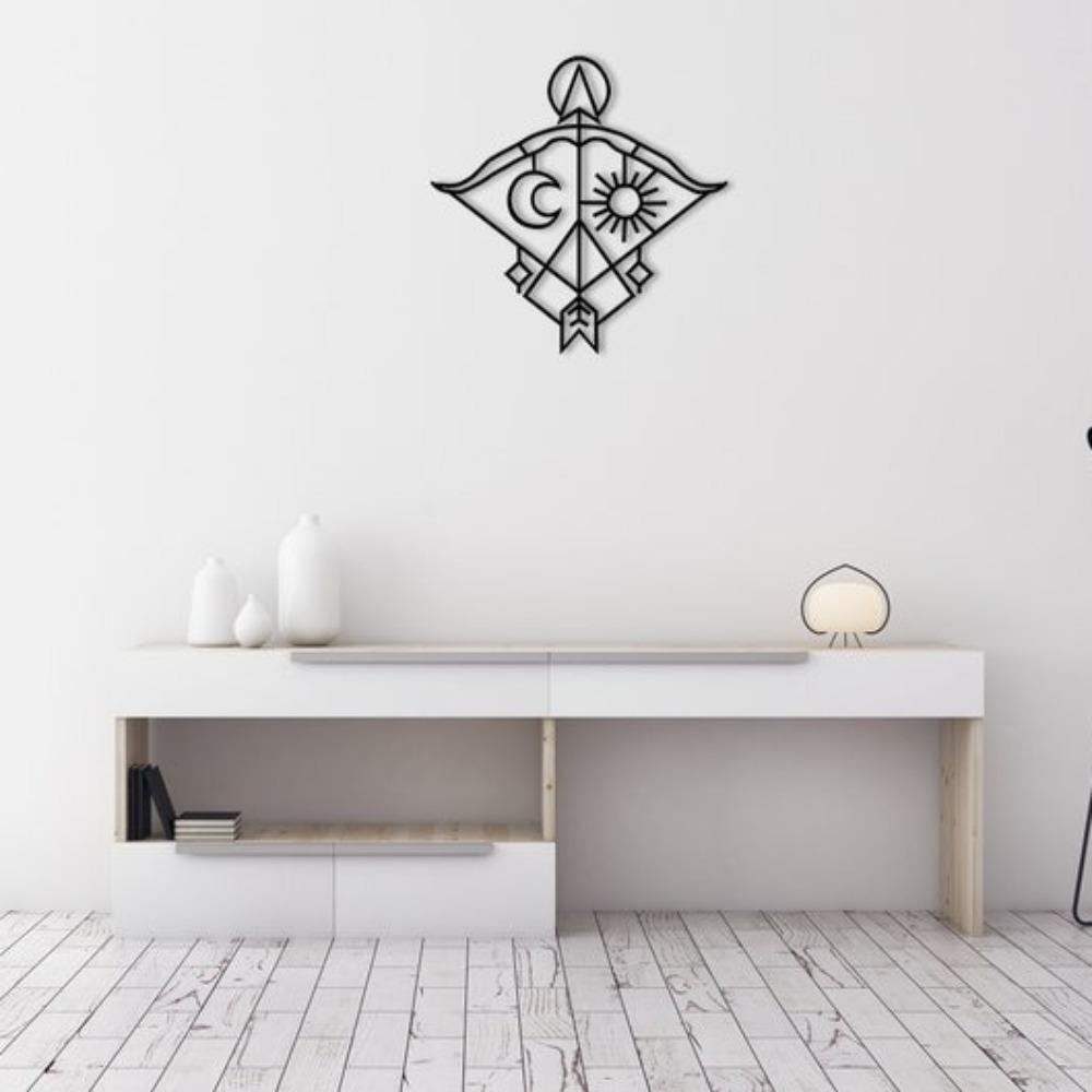 Sagittarius Metal Wall Art Zodiac Sign Home Decor
