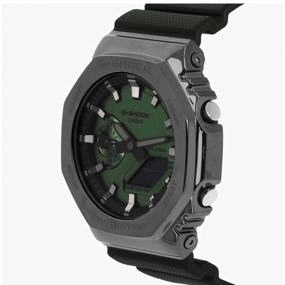 G Shock Gm 2100b 3adr  Gm 2100b 3a  biG Face diGital analoG octaGonal SportS Soldier Herren Urethanuhr