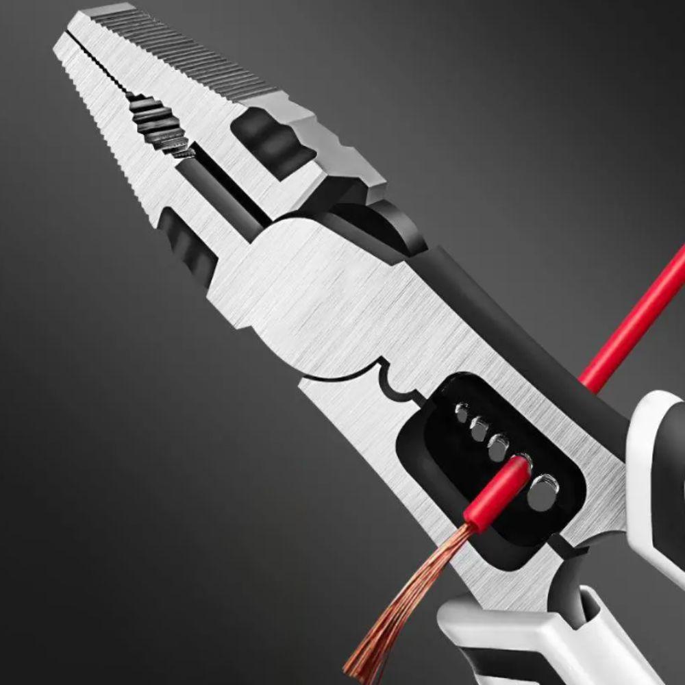 Flat/Pointed Mouth 9-inch Wire Plier Labor-Saving Wire Stripper Household Vise Pliers  Electrician