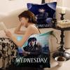 W-Wednesday Movie Maple Design Cushion Cover Happy Autumn Harvest Decor Holiday Decorati Pillow Cover