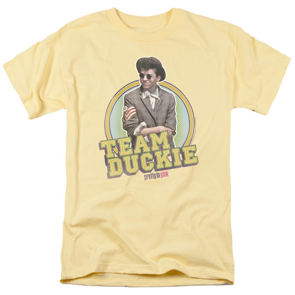 26 Pretty in Pink Team Duckie T Shirt Mens Licensed 80s Movie Tee Dale Banana Unisex T-Shirt XXXXL