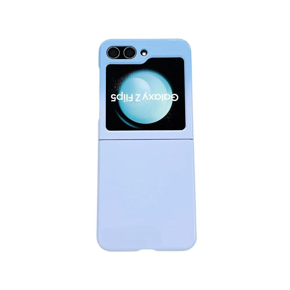 Luxus Klavierlack Handyhülle für Samsung Galaxy Z Flip 5 5G Z Flip4 Flip3 Z Flip5 Mode Glitzer Farbverlauf Slim Hard Cover