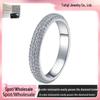 18K Gold-Plated 925 Silver Moissanite Star Women's Ring