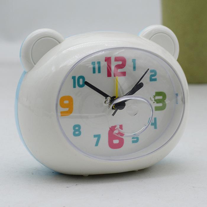 Cute Bear Cartoon Alarm Clock Student Wake Up Clock Community Group Buying Company Gifts 10 Yuan Store Clock