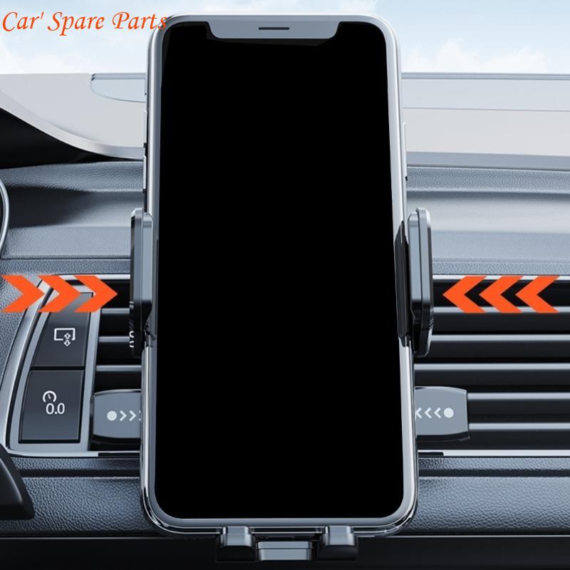 Y4UA Adjustable Car Phone Holder Phone Stand Dashboard Air Vent Mounted Stand Suction Cup/Hook Type Cradle for 4.5-7in Phone
