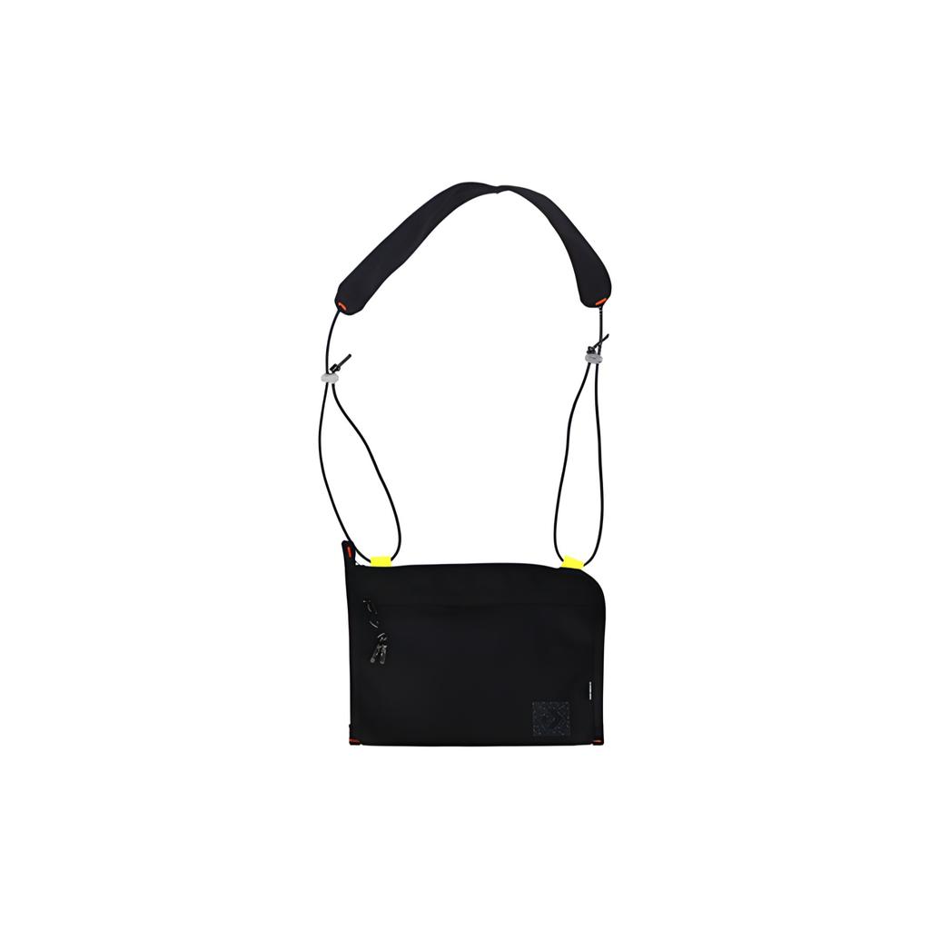 Converse Sports Casual Portable Zipper Shoulder Crossbody Bag Unisex bags Black 10019920-A01
