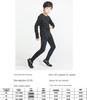 Children's Sports Compression Set: Quick-Drying Long Sleeve Basketball & Football Base Layer for Autumn & Winter.