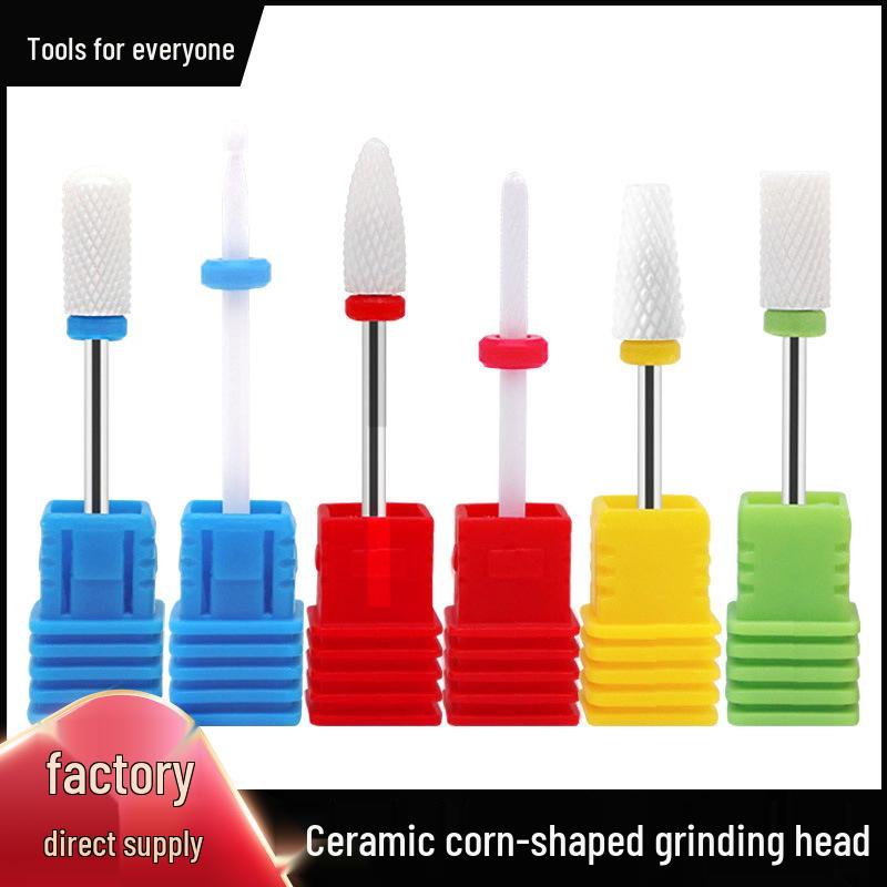Ceramic Corn Head Nail Grinder for Polish & Cuticle Removal