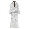 Biba Womens/Ladies Zebra Print Fleece Funnel Neck Loungewear Set